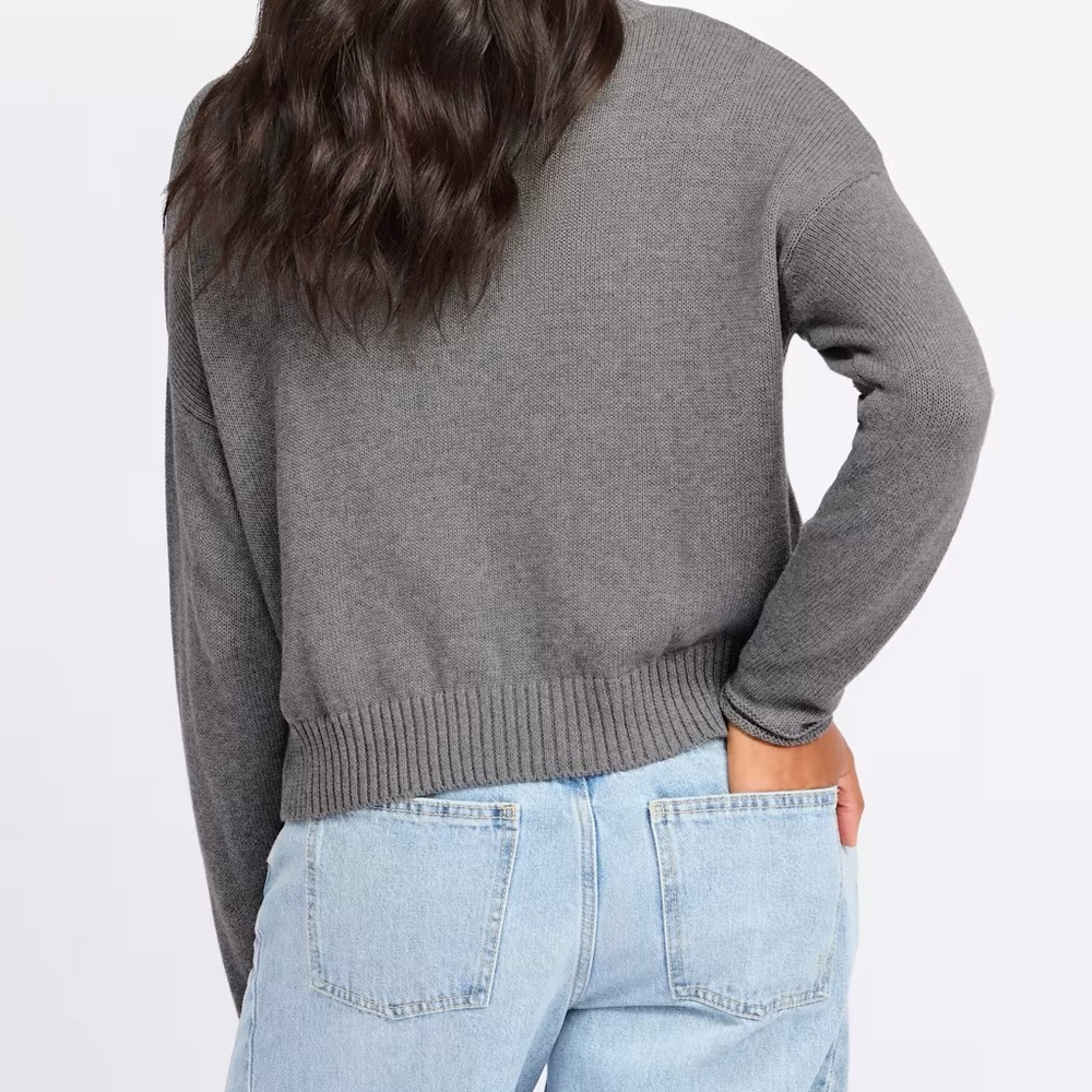 NWT (size small) Z SUPPLY Loreign Slogan Sweater - Picture 2 of 8